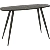Jline Console Oval Recycle Teak Black