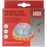 Carpoint V16 Noodlamp – Verplicht in Spanje – USB Oplaadbaar – 3 Functies – IP54 – Waarschuwingslamp Auto