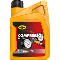Kroon-Oil Compressol H 100 - Compressorolie - Hoge Oxidatiestabiliteit - 1 Liter - Transparant