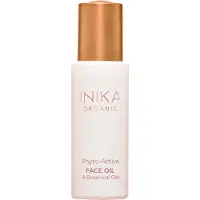 Inika Organic Phyto-Active Face Oil. 18 Luxurious Botanical Oils to Soothe Richly Hydrate and Soften Skin. Natural Vegan and Cruelty-Free Formula.