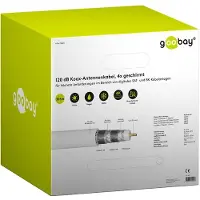Goobay 120 dB SAT Coaxial Cable, 4x Shielded, CCS 305 m