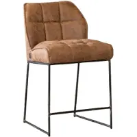Bronx Industriële barkruk Abel cognac 70 cm