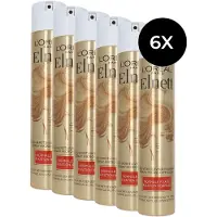 L'Oréal 6x Elnett Satin Haarspray Normale Fixatie 300 Ml