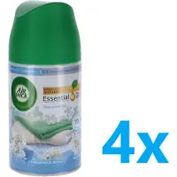 Airwick Freshmatic Navul Crisp Linen & Lilac - 4 x 250 ml - Voordeelverpakking