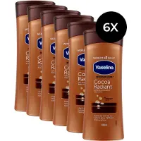 Vaseline Cocoa Radiant Bodylotion Tray 6 X 400 Ml
