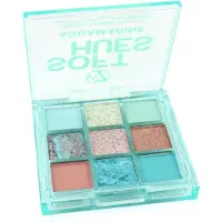 W7 Soft Hues Pressed Pigment Oogschaduw Palette - Aquamarine