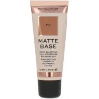 Makeup Revolution Matte Base Pore Blurring Full Coverage Foundation - F13