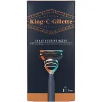 Gillette King C. Scheermes - Blue Chrome