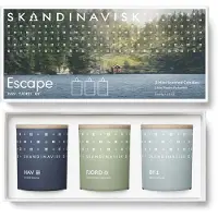 Skandinavisk ESCAPE mini geurkaars giftset 3-delig 65 g