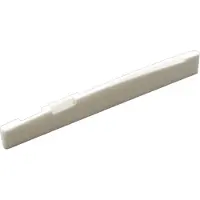 AllParts BS0254000 Gecompenseerd zadel van gebleekt been voor akoestische gitaar 76x2,8x8,7 mm