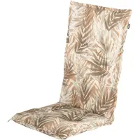 Hartman tuinstoelkussen June Caramel - 50% Polyester / 50% Katoen - Tuinkussens hoge rug dik -