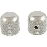 AllParts Dome Knoppen Set van 2 - Verchroomd, Geschikt voor Amerikaanse Potentiometers
