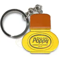 Grace Mate Poppy RVS sleutelhanger Poppy Grace Mate Citrus. Verpakt in een geschenkdoos