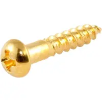 AllParts GS0006002 Gouden Lange Machinekopschroeven - 16 Stuks