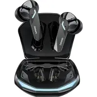 Lenovo ThinkPlus GM2 Pro - Bluetooth 5.3 - Draadloze oordopjes - Ergonomisch - Noise-cancelling - Waterbestendig - Sport - Gamen - Reizen - Zwart