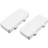AllParts PC6400025 pickup covers voor Jazzmaster, witte nylon, set van 2