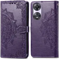 IMoshion Mandala Bookcase voor de Oppo A58 - Paars