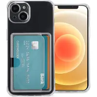 IMoshion Softcase Backcover met pasjeshouder voor de Apple iPhone 12 - Transparant