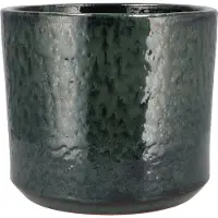 DK Design Bloempot model Green Glaze - groen - D23 x H26 cm - glanzend