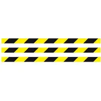 Veba Waarschuwingstape/signaleringtape geel/zwrt 48mmx26
