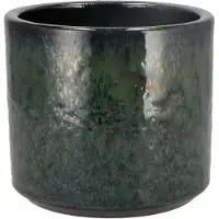 DK Design Bloempot model Green Glaze - groen - D15 x H17 cm - glanzend