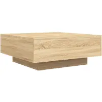 vidaXL Salontafel 80x80x31 cm spaanplaat sonoma eikenkleurig