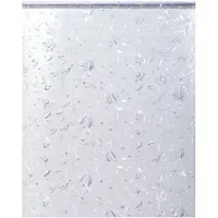 vidaXL Raamfolie bloemenpatroon mat 90x500 cm PVC