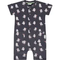Babyface baby boys playsuit Jongens Boxpak - dark grey - Maat 74