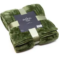 Eden Plaid Flanel Olijf 130x180cm