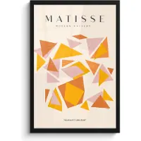 PosterMonkey Poster in lijst - Fotolijst 40x60 cm - Posters - Matisse - Abstracte kunst - Modern - Posterlijst zwart - Decoratie - Wanddecoratie woonkamer - Muurdecoratie slaapkamer