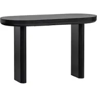 Woood Mael Bureau/Sidetable - Fineer - Zwart - 75x120x50