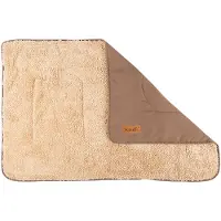 Scruffs Cosy - Zachte hondendeken - Tweezijdig te gebruiken met heerlijk zachte binnenvoering - 110 x 75cm - Caramel Brown