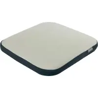 Leitz Ergo Actieve Wiebelkussen met stoffen hoes - Ergonomisch - Inclusief luchtpomp - Lichtgrijs