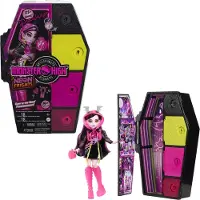 Monster High Skulltimate Secrets Neon Frights Draculaura Doll Roze Kinderen