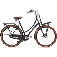 POPAL Transportfiets Daily Dutch Prestige N3 VB RN dames 57 cm mat zwart