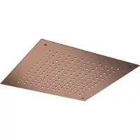 Hotbath Mate M111 inbouw hoofddouche vierkant 50cm koper geborsteld PVD