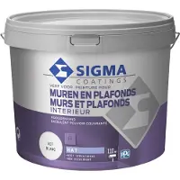 Sigma Interieur Muurverf - Mat - White - 10l