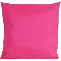 Anna's Collection Buiten of tuin sier kussens - fuchsia roze - 45 x 45 cm - binnen/buiten - Sierkussens