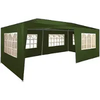 MaxxGarden Partytent - 3x6m - Zijwanden - Waterdicht - Groen