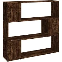 vidaXL Boekenkast/kamerscherm 100x24x94 cm gerookt eikenkleurig