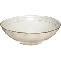 Secret De Gourmet SG Saladekom Flower 24 cm doorsnede - Saladeschaal Beige