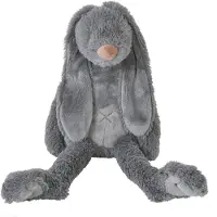 Happy horse Konijn Richie Knuffel 38cm - Donkergrijs - Baby knuffel