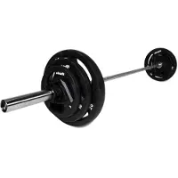 VirtuFit Olympische Rubberen Halterset - 90 kg