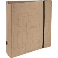 Exacompta Eterneco ordner met hefboom Prem'Touch, uit karton, ft A4, rug van 8 cm, kraftbruin - 2 stuks