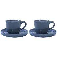Aida Søholm Sonja kop met schotel 2-pack Blauw