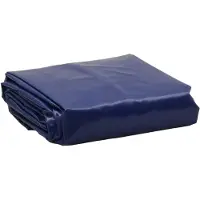 vidaXL Dekzeil 650 g/m² 5x6 m blauw