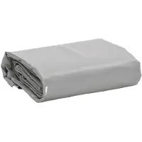 vidaXL Dekzeil 650 g/m² 1,5x20 m grijs