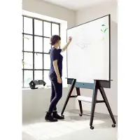 StudioVIX UIL verrijdbaar scrum-whiteboard - Magnetisch emaille - Mobiel