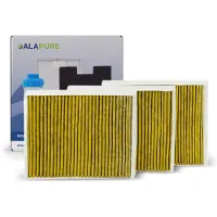 Alapure CleanAir Plus Koolstoffilter voor Neff 11034226 / 17004039 / Z52JXB1X6 (3 St.)​​​​​​​