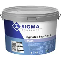 Sigma Sigmatex Superlatex Matt | Matte Muurverf en Plafondverf 2,5 LTR - Kleur|1|2